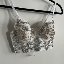 NWT Windsor Sequin corset Top Size S