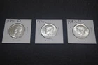 ( 3 ) UNCIRCULATED 40% SILVER 1970 ( D ) JOHN F. KENNEDY HALF DOLLARS FREE SHIP
