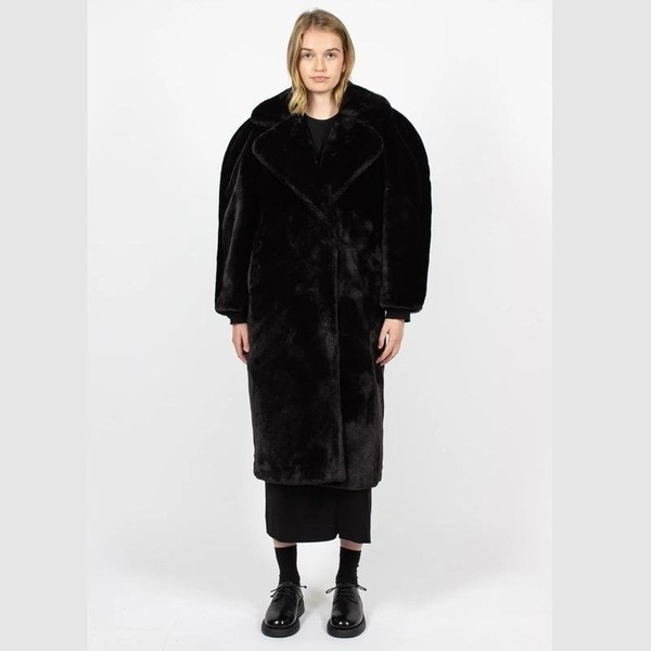 Women Dries Van Noten Coat Black 34 / XS / 42