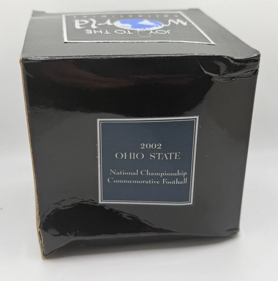 Ornamento conmemorativo nacional "Alegría al mundo" de la Universidad Estatal de Ohio 2002 Foto 4 de 4