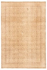 6'9" x 10'3" Traditional Vintage Hand Knotted Oriental Carpet Wool Area Rug