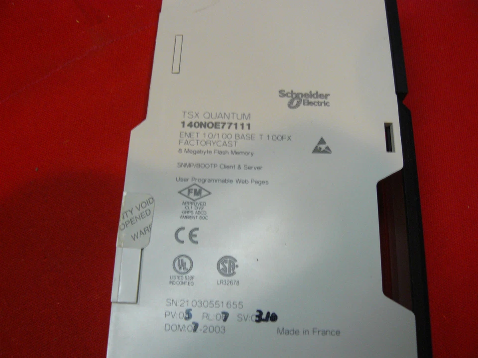 140NOE77111 Modicon Excelente Ethernet 140-NOE-771-11 Foto 3 de 4