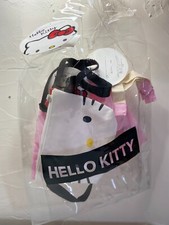 Hello Kitty bag 3 set clear vinyl bag Pink Pool sea water proof Kwaii Japan