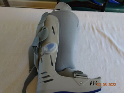 DeRoyal Air Pump Ankle Medical Boot Walking Cast Foot Injury Brace Sz Large