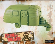 Wasteland Airstream Camper - Post-Apocalyptic - 28mm or 32mm - EC3D Designs -