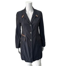 Gimos Navy Blue Mid Length Jacket Size 40/ Us 4