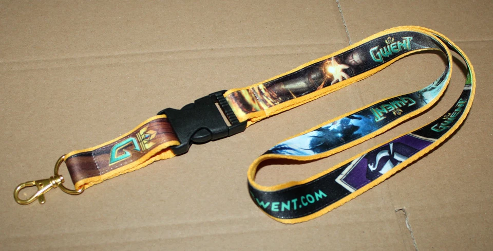 Gwent The Witcher 3 Deck Cards Game Collectible Pin & Lanyard Gamescom 2016  - Image 3 of 4
