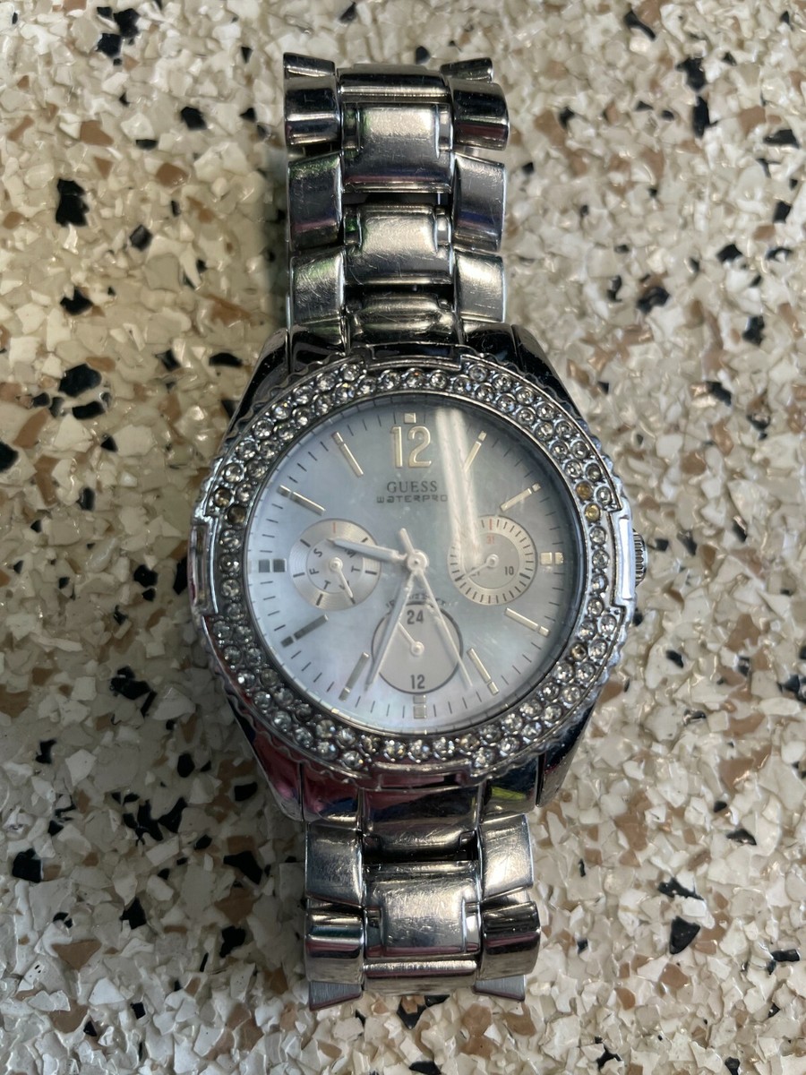 GUESS WATERPRO CRYSTAL BEZEL WOMEN display picture 1