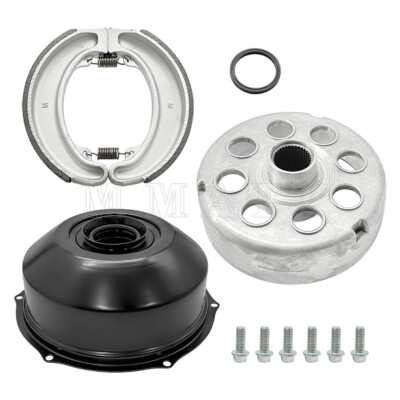 Rear Brake Drum for Honda TRX300FW FourTrax 300 4X4 1988-2000 w/ Brake Shoe Seal