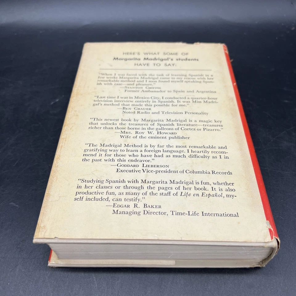 1953 Madrigal's Magic Key To Spanish Andy Warhol Illustrations Hardcover DJ - Image 3 of 4