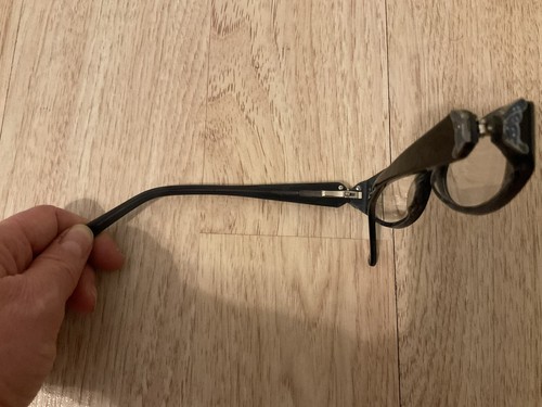 Judith Leiber JL3002 51-17-140 Black Grey Eyeglasses Blue ButterflySMALL SCRATCH - Picture 5 of 6