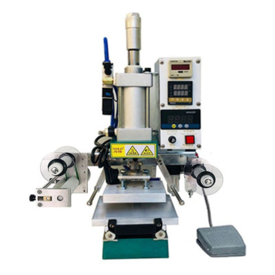 Pneumatic hot stamping machine, automatic paper roll, branding machine