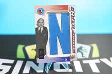 Sp Game Used 24-25 King Clancy Maple Leafs HOF Marks LETTER N #HOFM-KC