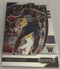 2020-21 Prizm Draft Basketball Isaiah Stewart Washington Huskies Silver Rookie