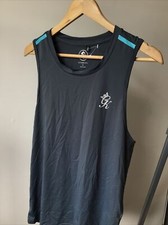 GYM KING GREY MENS VEST TOP MEDIUM NEW SEASON £19.25
