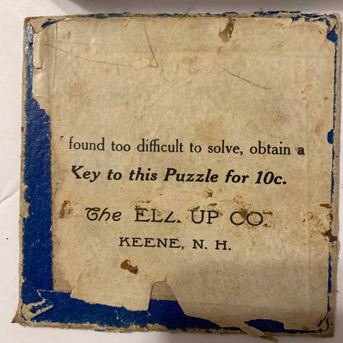 Antique 1920's Elzzup Co Wooden Blocks Puzzle Rare HTF - Picture 6 of 10