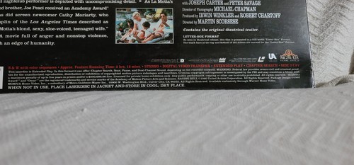 (PRE-OWNED) - Raging Bull - Robert De Niro (1980/1993) - (ML102222) (LASERDISC) - Picture 8 of 24
