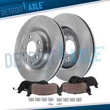 12.60'' Front Disc Brake Rotors and Ceramic Brake Pads Kit for Mazda CX-9 CX-5
