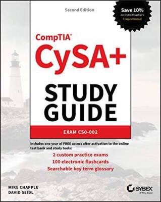 CompTIA CySA Study Guide Exam CS0-002 - Paperback By Chapple, Mike - VERY GOOD
