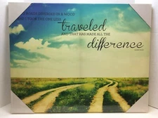 Advantus "Two Roads" Vintage Canvas Motivational Print 22 X 28 (78091) 