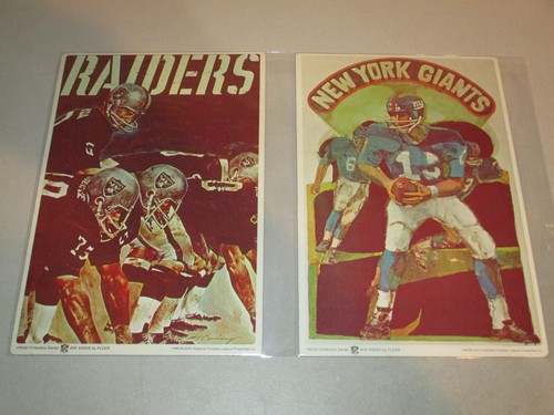 Big Signs by Fleer (RARE Complete 1968 NFL Set) 7.5 x 11.5 Not Punched - Picture 13 of 14