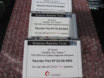 CANDELA LASER / GL MAX/ PRO WINDOWS (25) $150.00 YOUR SAVING OVER $100 DOLLARS 