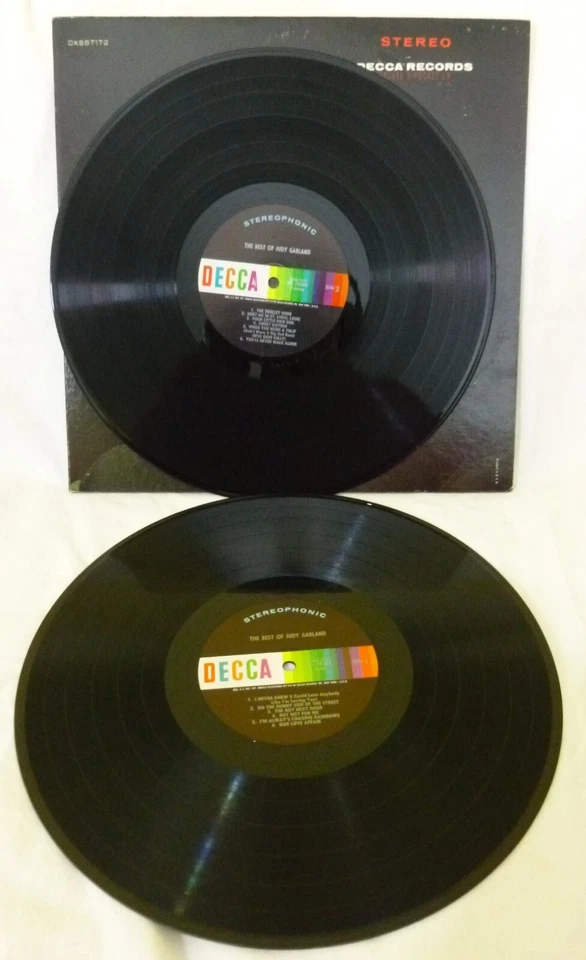 Джуди Гарленд — The Best Of Judy Garland ~ двойная виниловая пластинка ~ 1963 Decca ~ DXSB7172 - Изображение 2 из 4