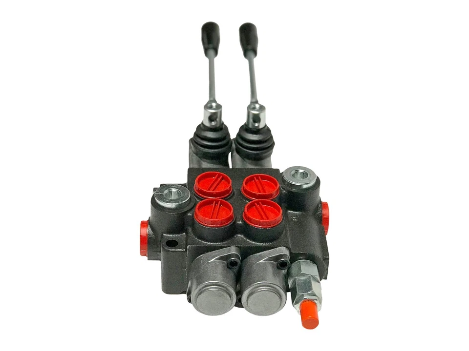 2 Spool Hydraulic Directional Control Valve Motor Center 13 GPM 3600 PSI NEW! - Image 3 of 4