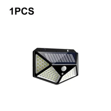 Solar Power 100 LED Lightss PIR Motion Sensor Outdoor Security Lamp Wall Garden*