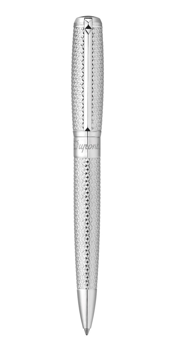 S.T. Dupont D Line Ball Point Pen, Fire Head Palladium, 415703