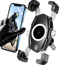 Kewig Motorcycle Fork Stem Phone Mount, 1S Black 