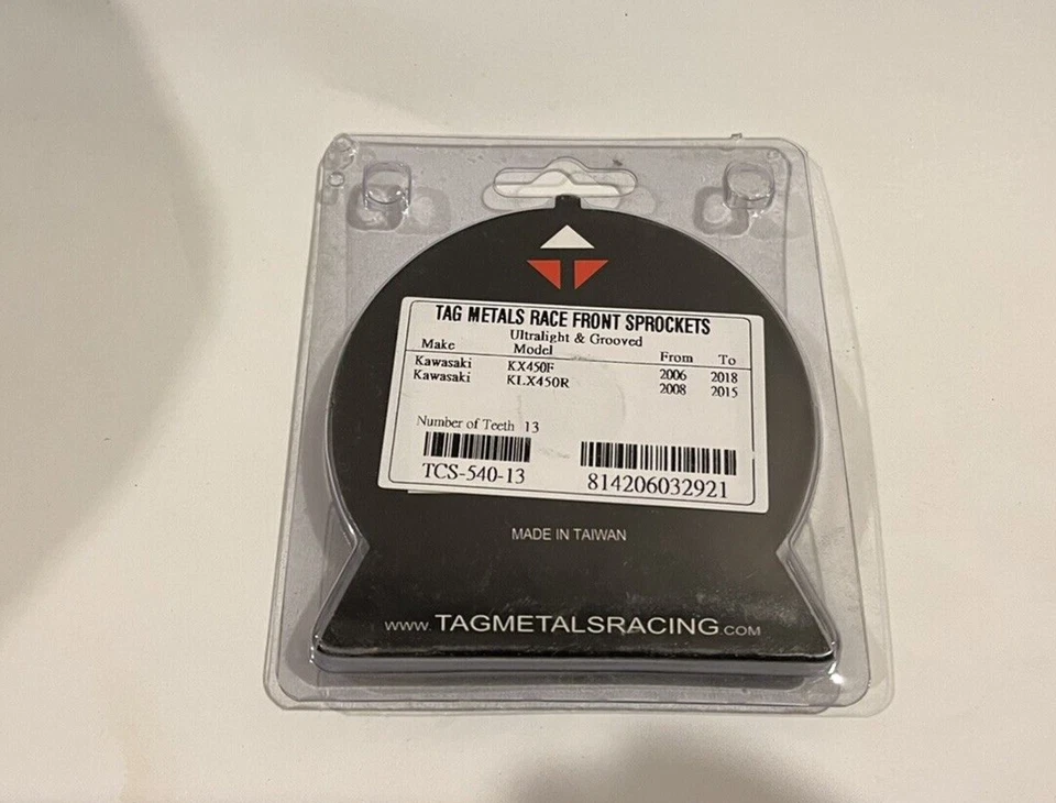TAG KAWASAKI KX450F KLX450R PIÑÓN CONTADOR 13 DIENTES Foto 2 de 2