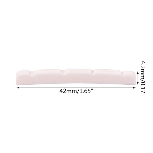 4 String Bass Nut Saddles Top Nut Vintage Bass Electric Guitar Accessory - Picture 8 of 8