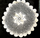 Lot of 2 Doily -  Crocheted White/Off-white — photo 1
