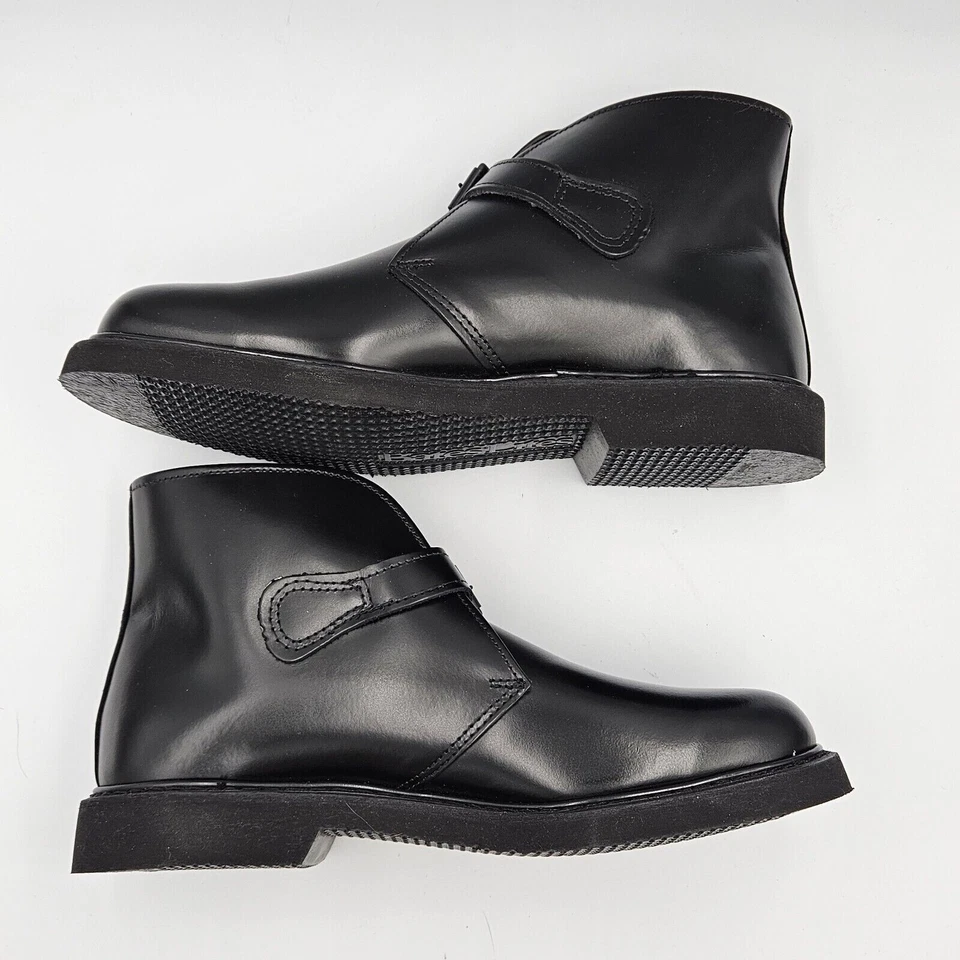 🔥New Bates Lites MEN'S Black Buckle Leather Chukkas E00083 Size 7 3E(EEE) - Image 3 of 4