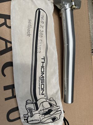 thomson Masterpiece bicycle setback seatpost 28.0 X 240 thomson Masterpiece bicycle setback seatpost 28.0 X 240