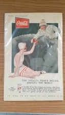 1927 Coca-cola The Literary Digest Advertisment Around the World Vintage 