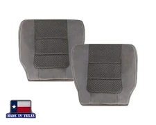 2001 For Ford F250 F350 XLT Extended Quad Cab Bottom Lower Gray Cloth Seat Cover