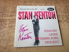AUTOGRAPHED 1950S EXCELLENT Popular Favorites By Stan Kenton EAP 1-421 45