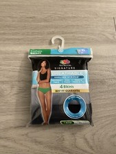 New Fruit of The Loom Set of 4 Bikinis Panties - Size XL