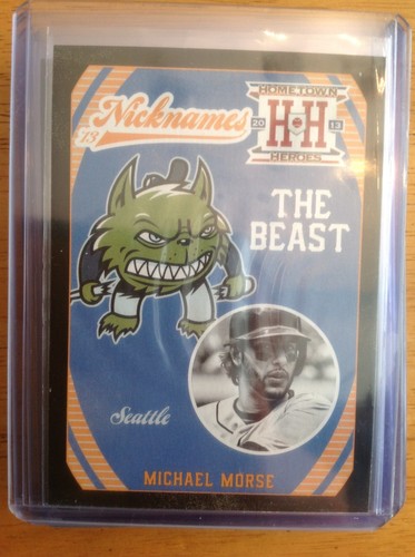 MICHAEL MORSE #N15 The Beast Nicknames black version 2013 panini Hometown Heroes - 第 1/1 張圖片