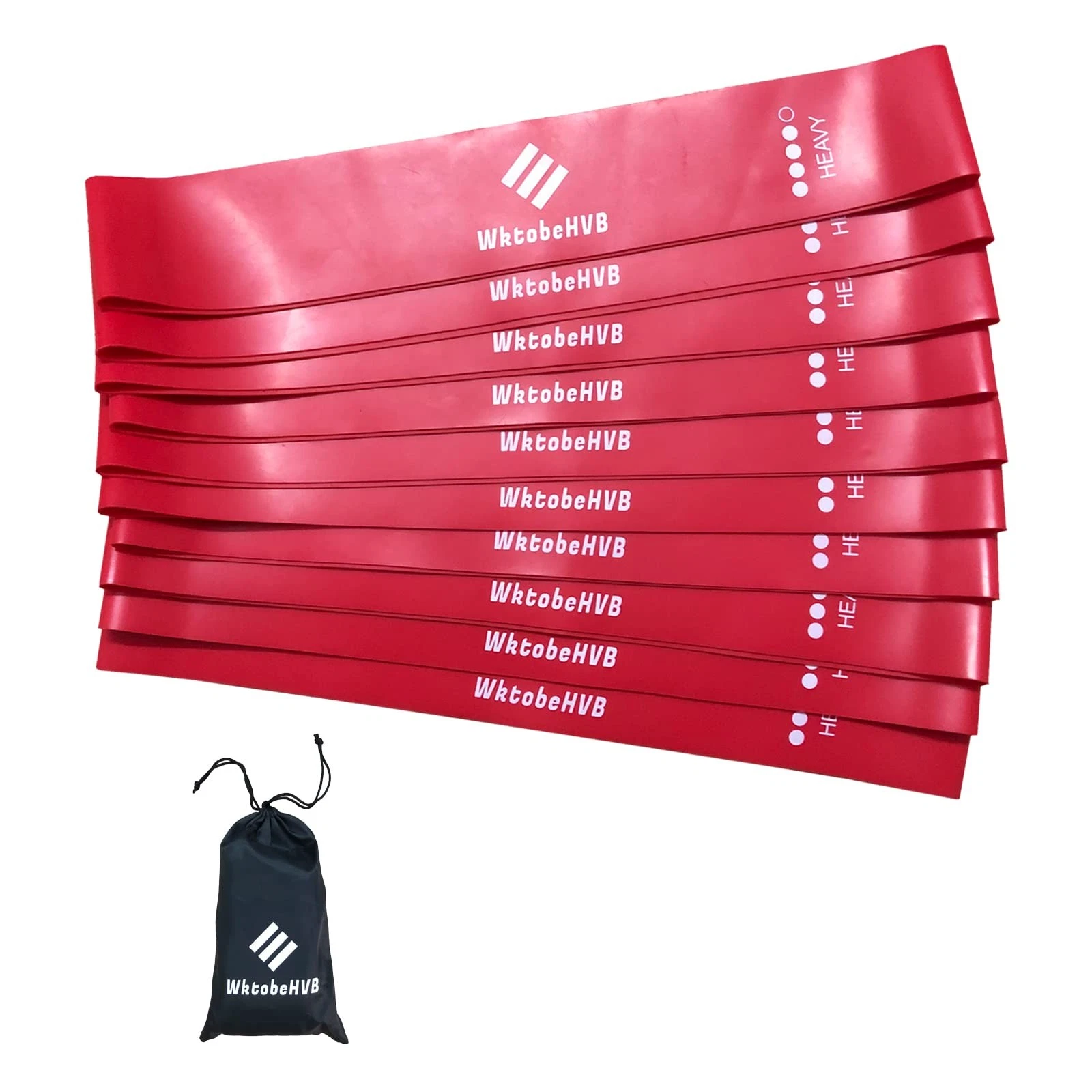 Resistance Loop Exercise Bands-Stretch Bands for Working Out with Carry Bag-E...