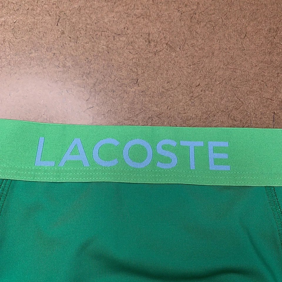 Lacoste 女式 40 码美国 8 码绿色超大标志比基尼游泳底新品 — 第 2/4 张图片