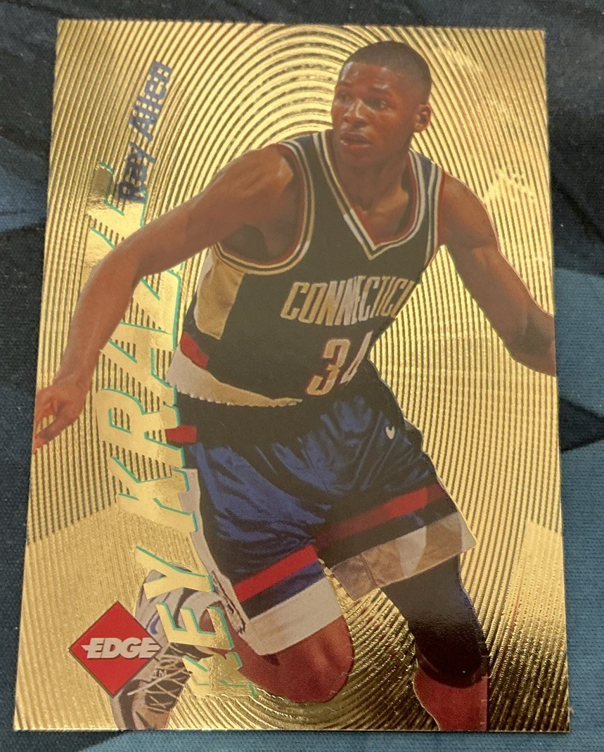 1996-97 Collector's Edge Key Kraze Holofoil #2 Ray Allen Gold 496/1000 Rookie RC