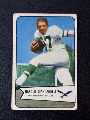 Harold Giancanelli #33 1954 Bowman card