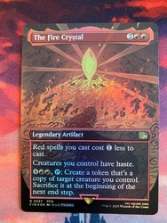 The Fire Crystal (Borderless) Foil #0337 MTG Final Fantasy Rare