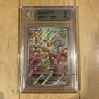 Pokémon 2024 S&V Twilight Masquerade #188 Eevee Ir Graded Bgs 9