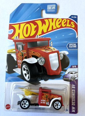 Hot Wheels Gotta Go Red/Flames  84/250 - 2025 HW Designed By. Hot Sauce Logo