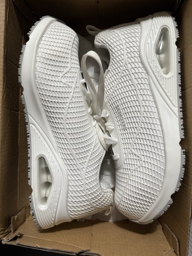 Sketchers For Work With Memory Foam Uno SR-Jhansi White 9.5M NIB