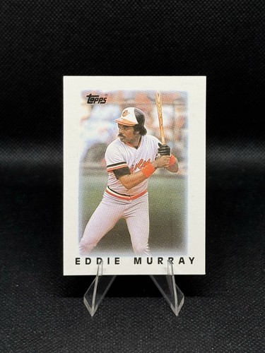 Eddie Murray #1 1986 Topps Mini League Leaders card
